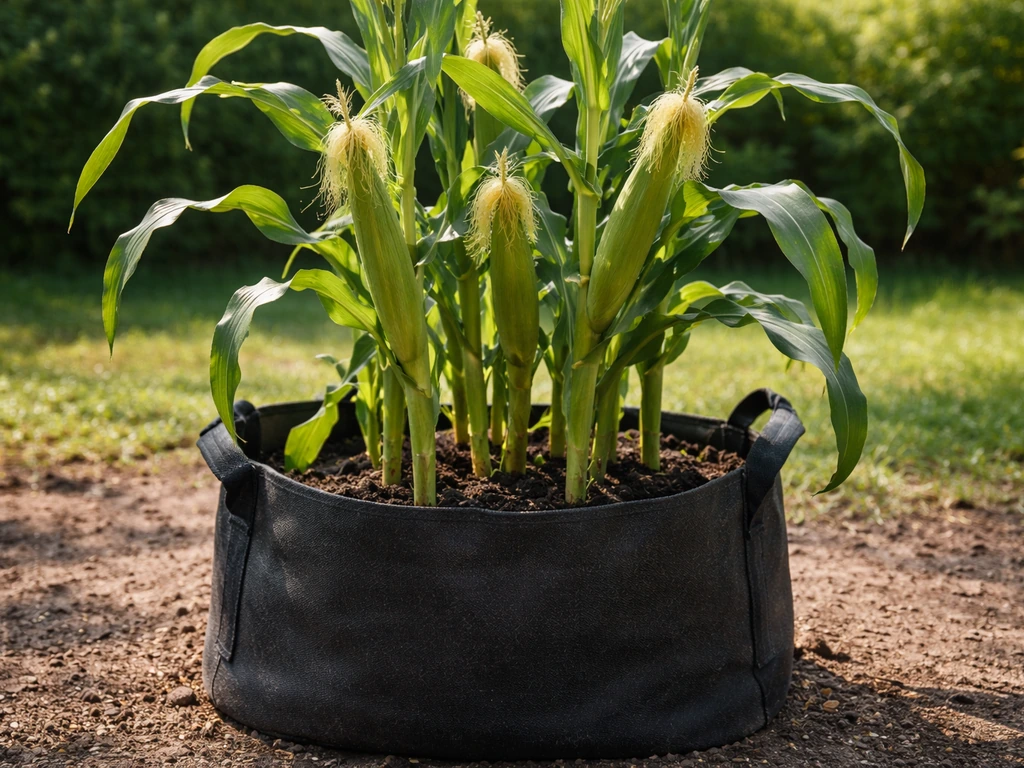 can you grow corn in grow bags