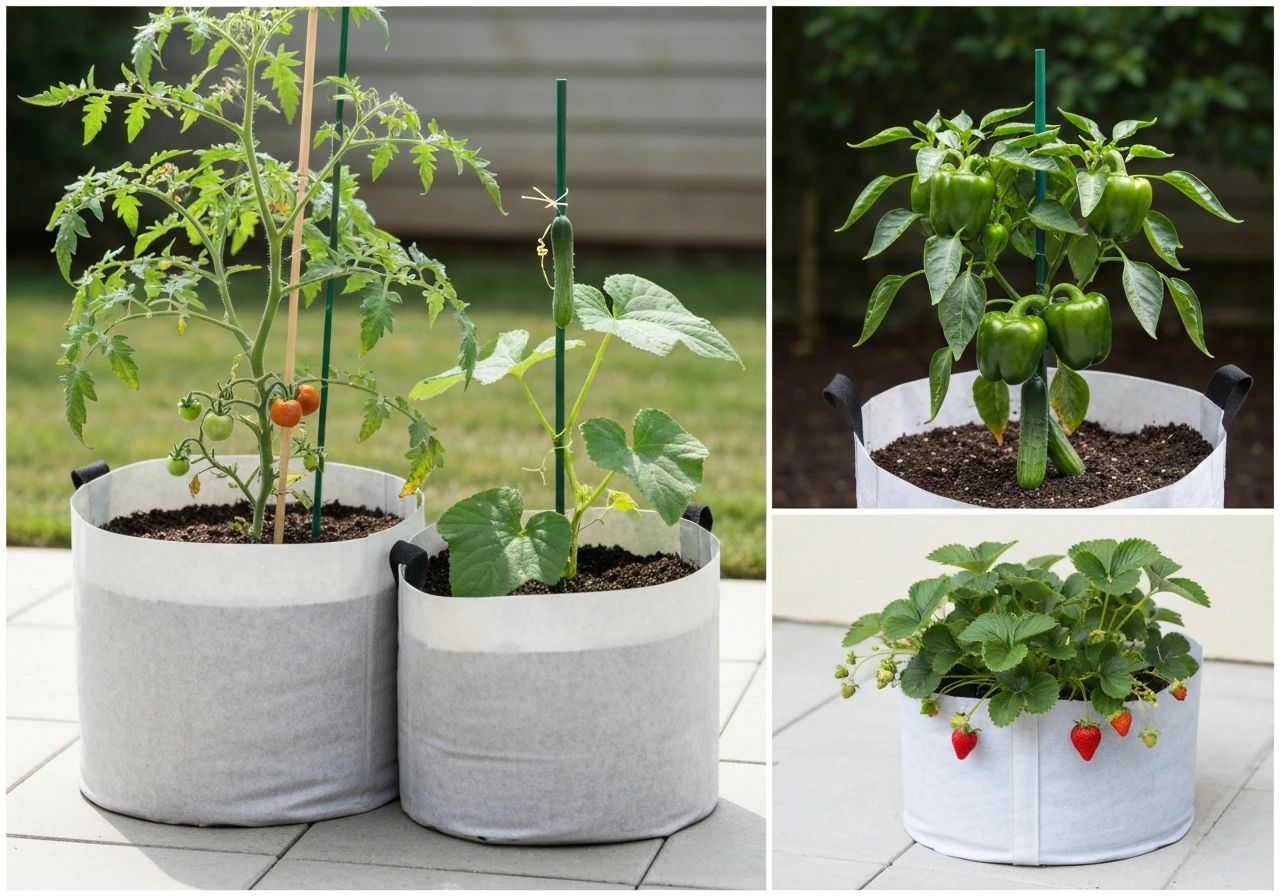 what grows in grow bags