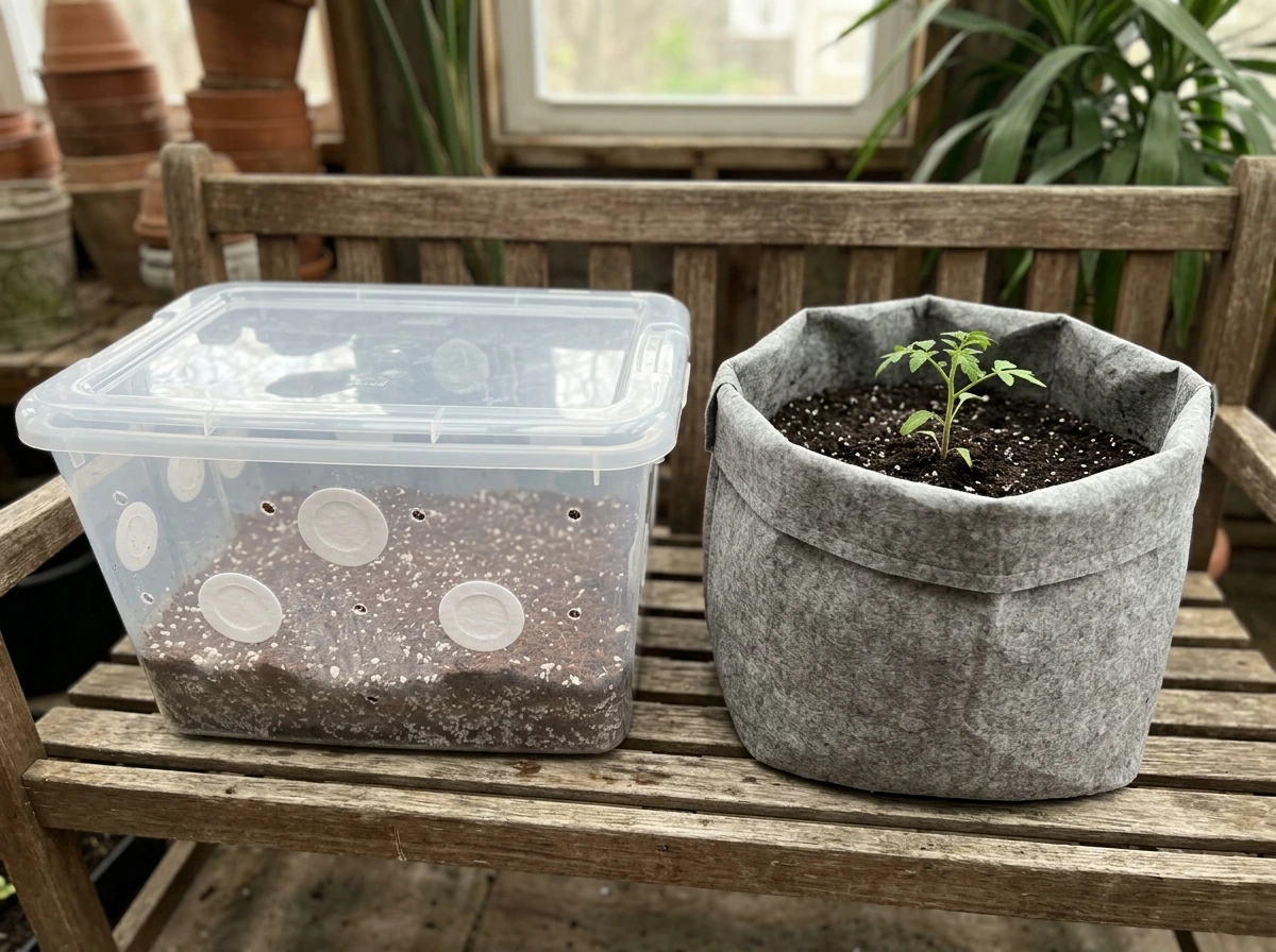 Side-by-side containers showing setup complexity differences