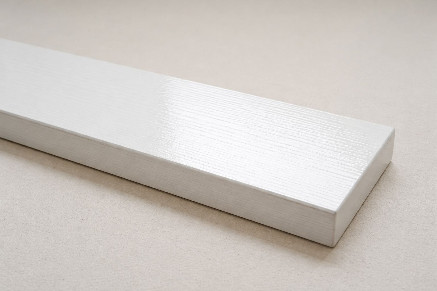 Close view of paint film drying; full cure will take longer than 'dry to touch.'