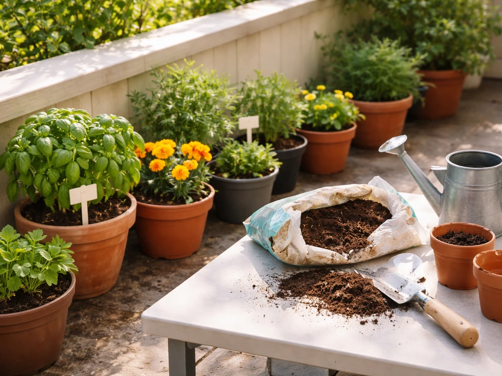 beginner patio garden