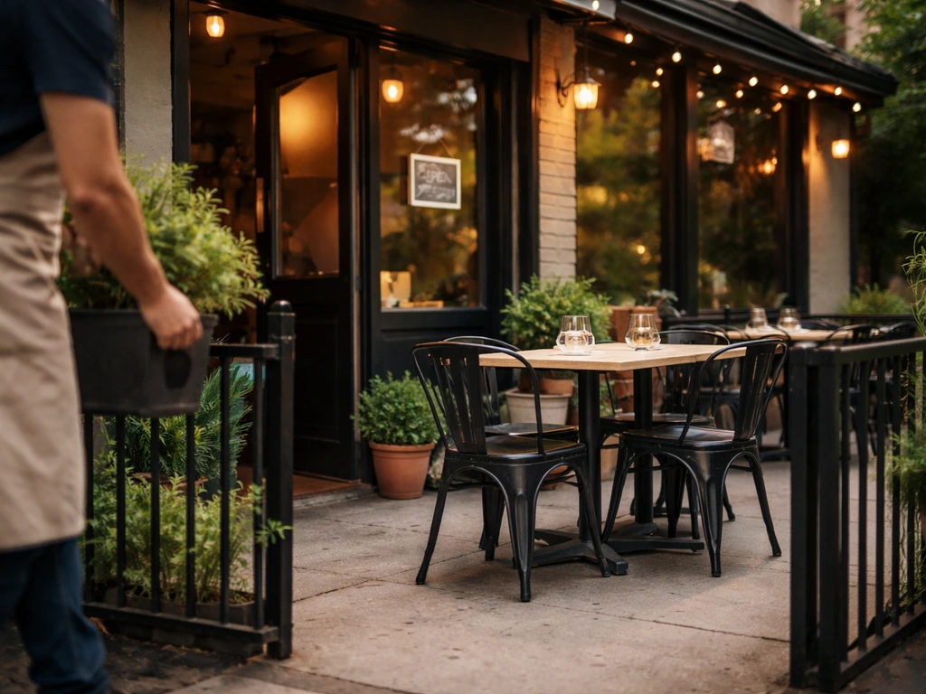are patios open today
