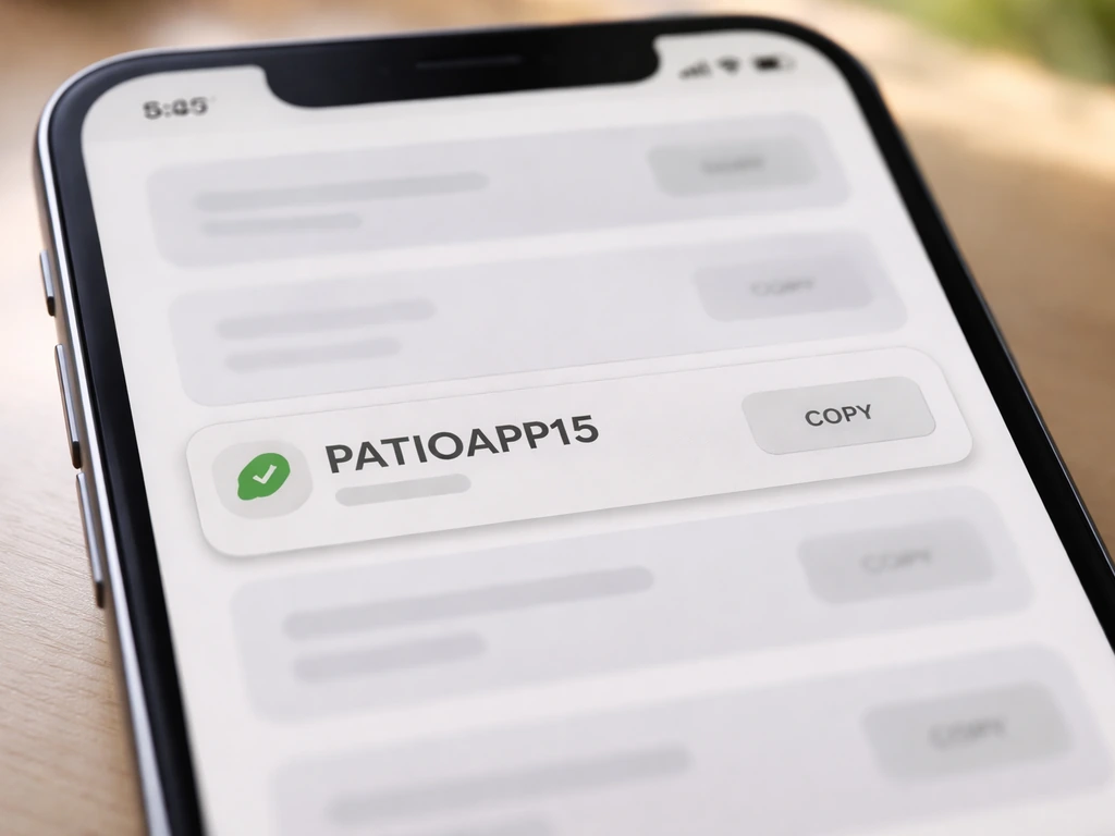 patio coupon code