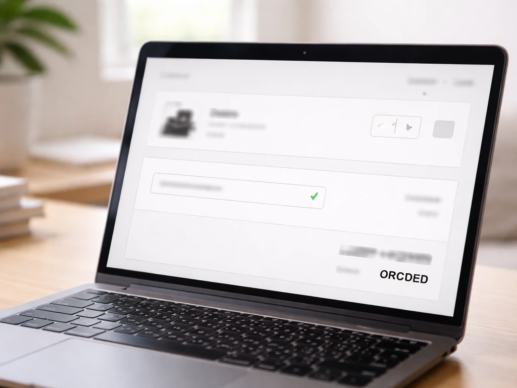 Close-up of a checkout screen showing a promo code input and an order total after applying it.