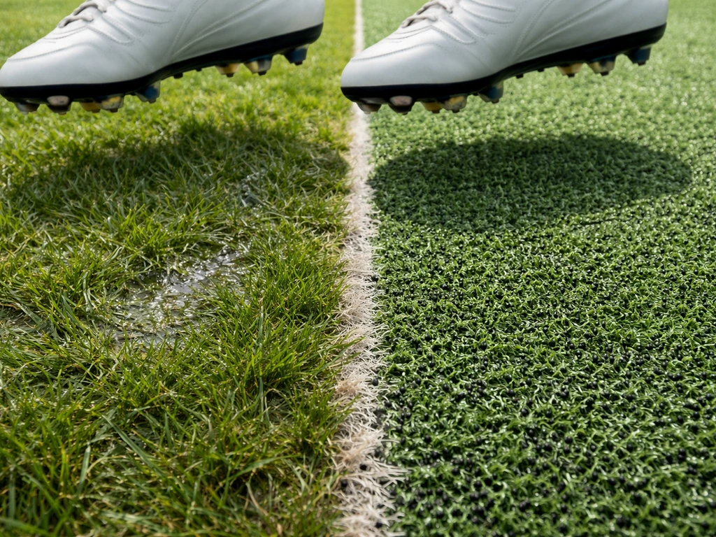Kun je met gras voetbalschoenen op kunstgras voetballen?