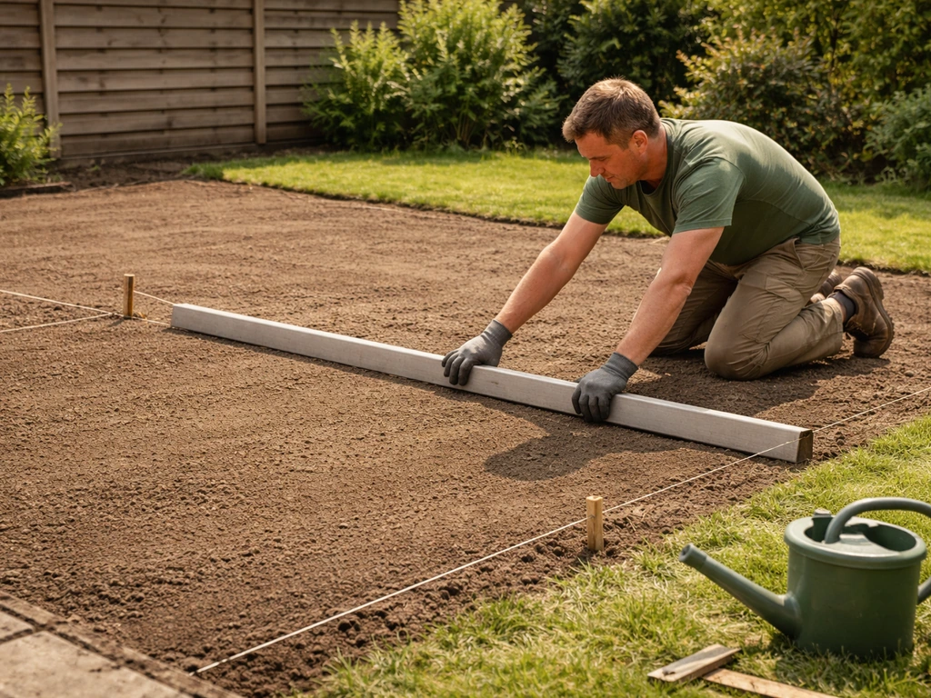 Egaliseren tuin voor gras: stappenplan voor vlak gazon