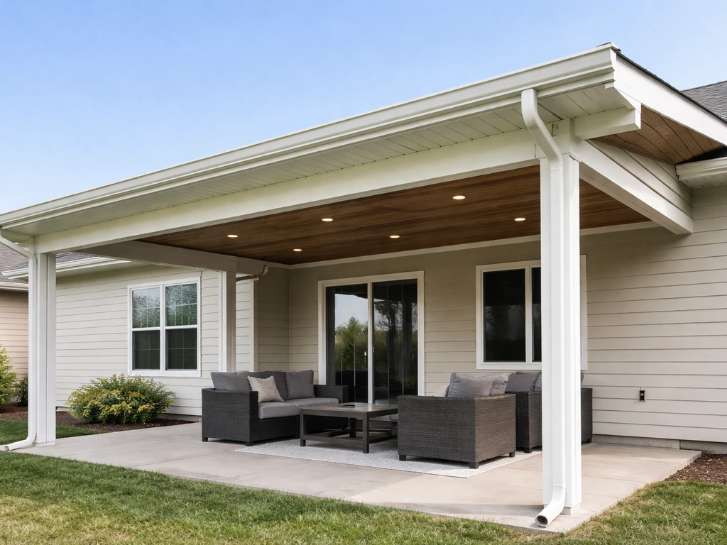 how to extend roof over patio