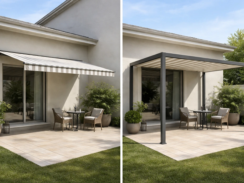 how to build a patio awning