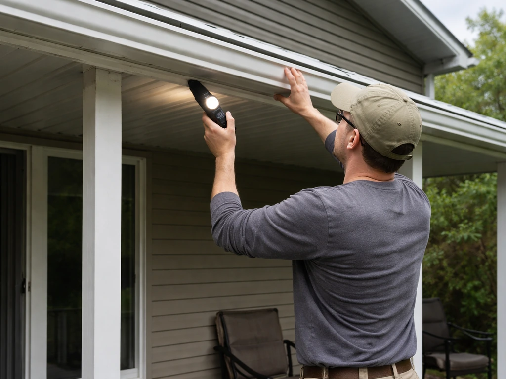 how to fix patio roof leak