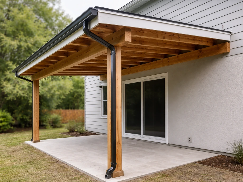 how to put a roof on a patio