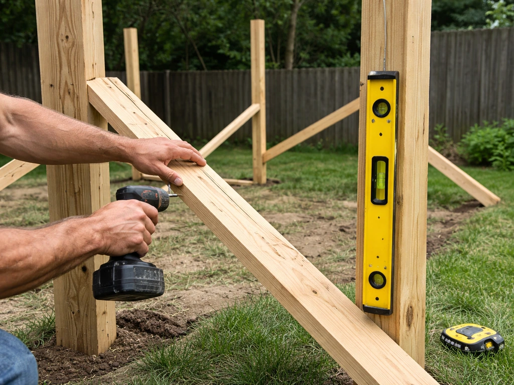 how to build a patio cover not attached to house