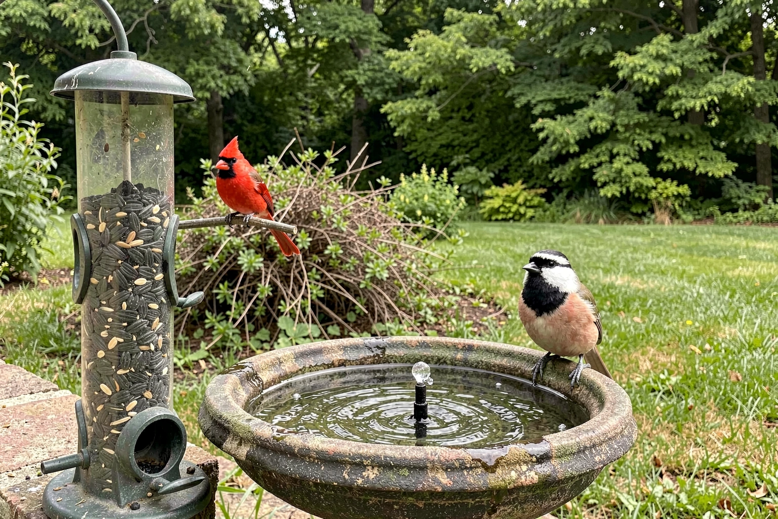 How to Attract a Bird: Food, Water, Shelter, Placement Tips