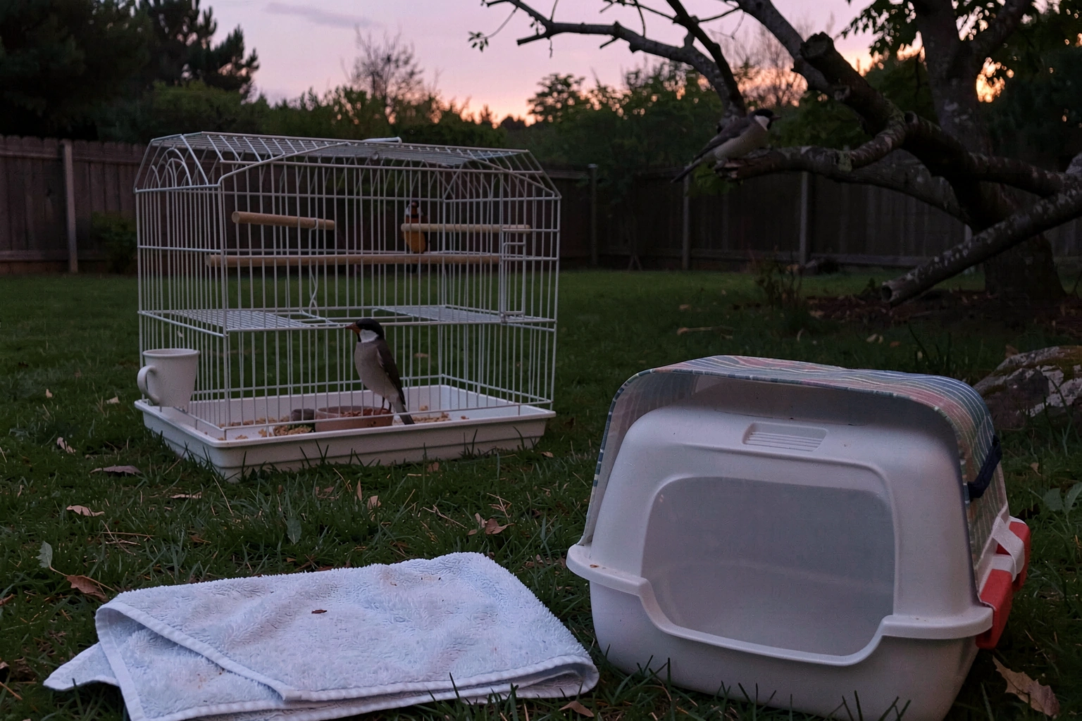 How to Catch a Bird Outside Safely Step by Step