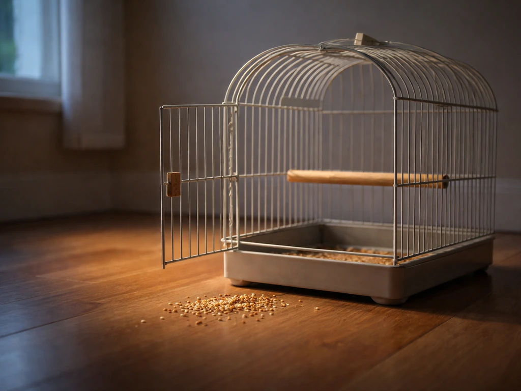 how to catch a bird with a cage