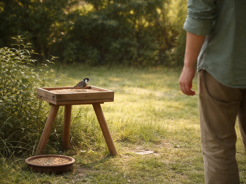 how to tame a wild bird