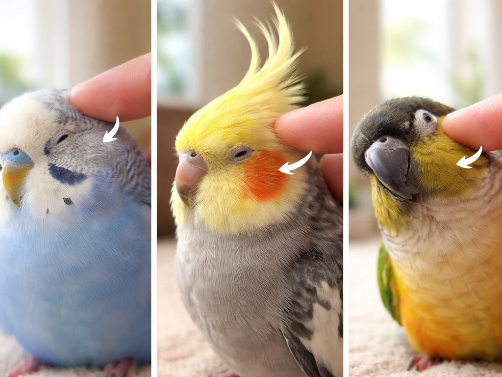 where not to pet a bird