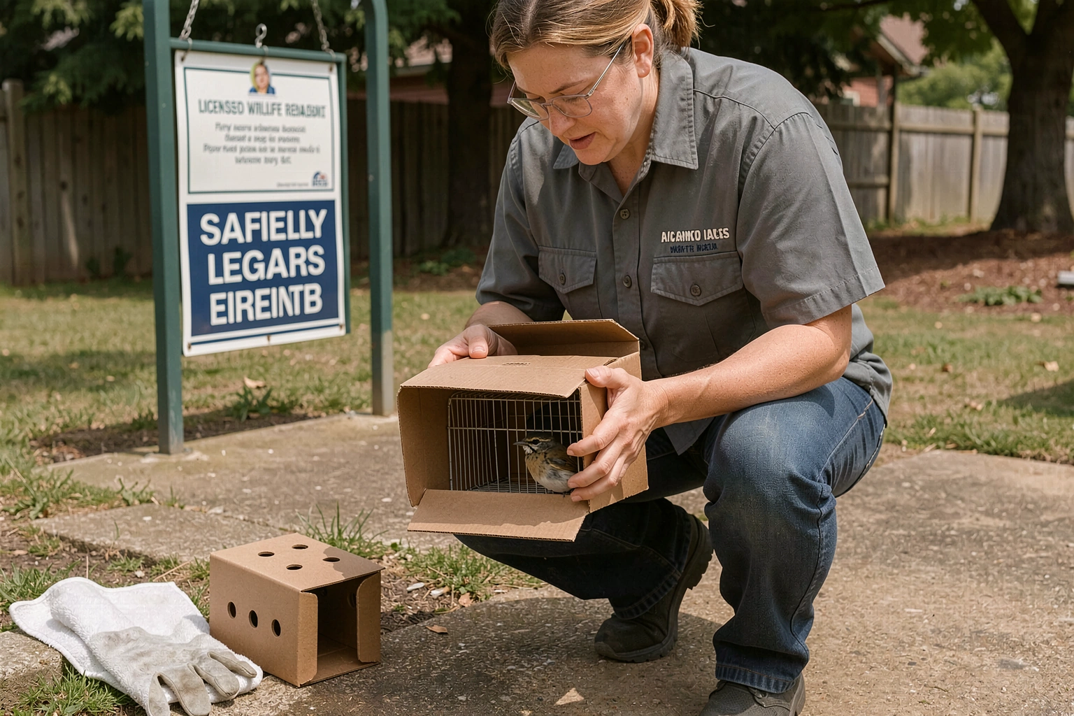 How to Catch a Wild Bird Safely and Legally Step by Step