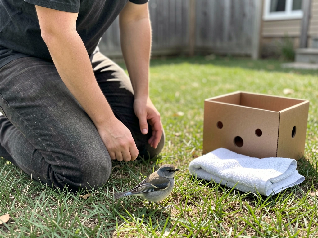 how to catch a wild bird