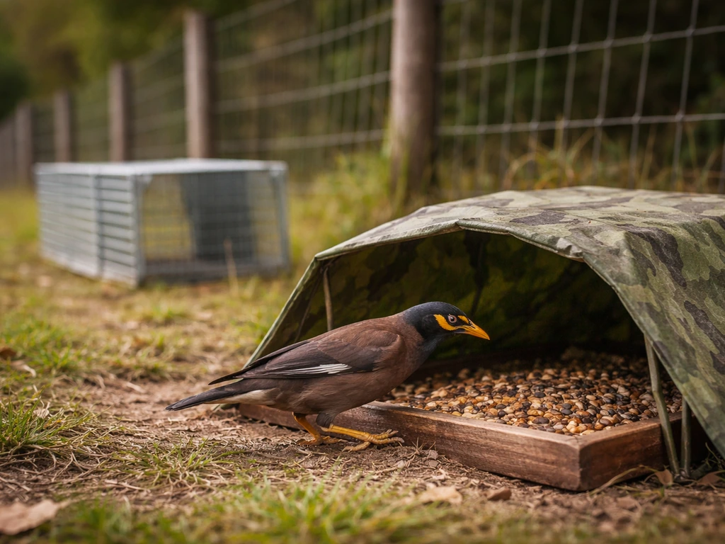 how to catch myna bird
