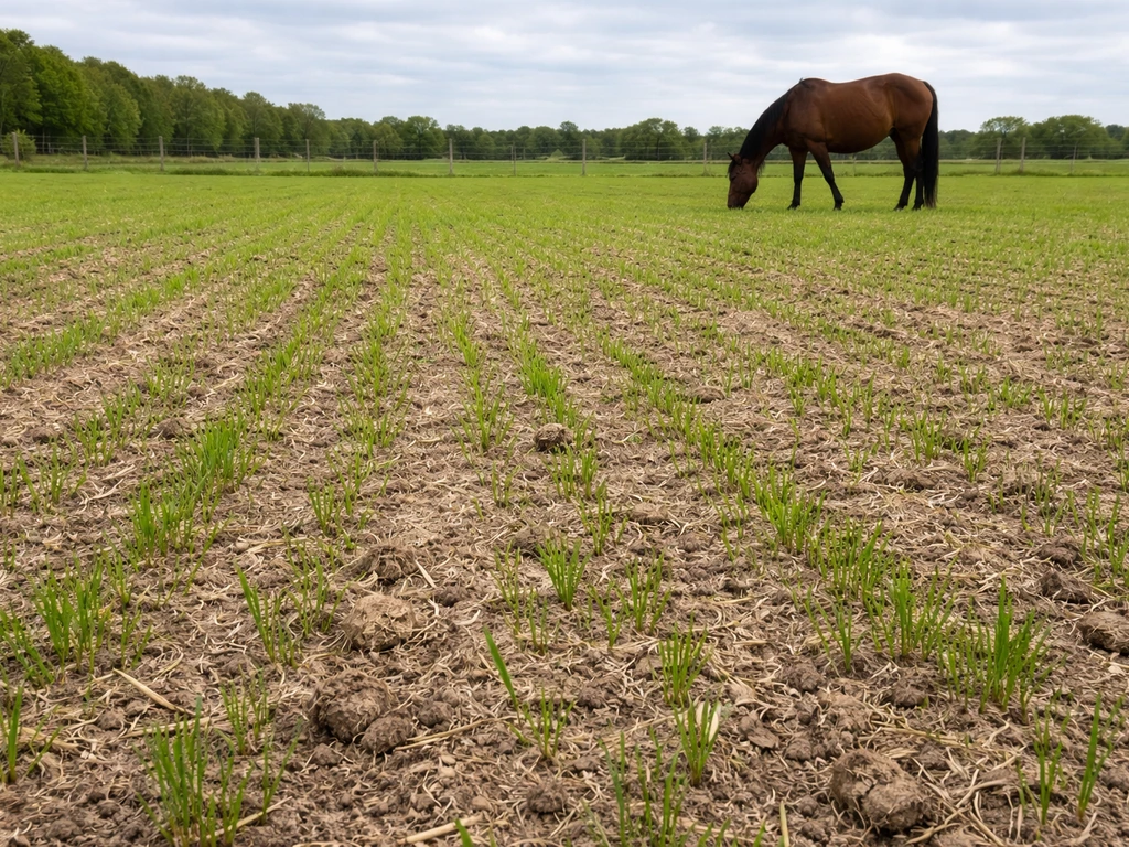 how to grow grass in horse pasture