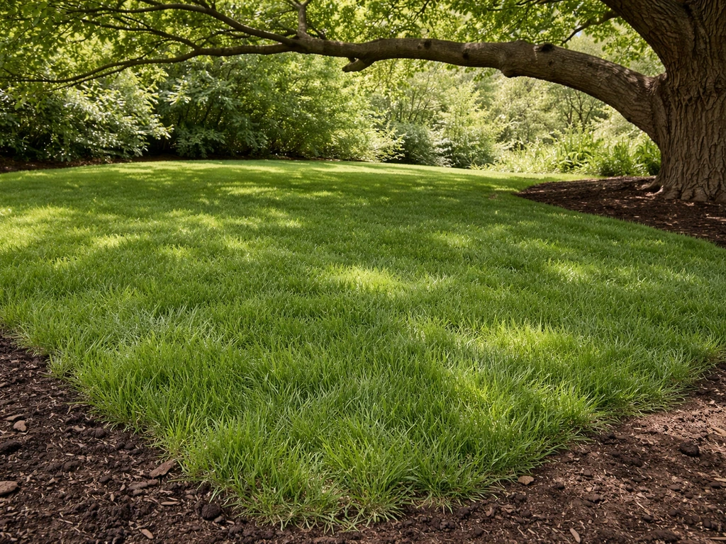 how to grow grass under trees