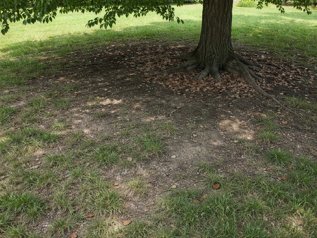 how to grow grass under tree