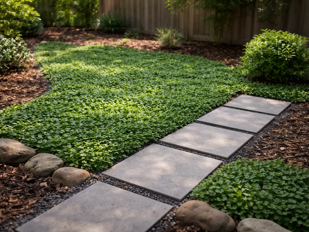 ideas for backyard where grass won't grow