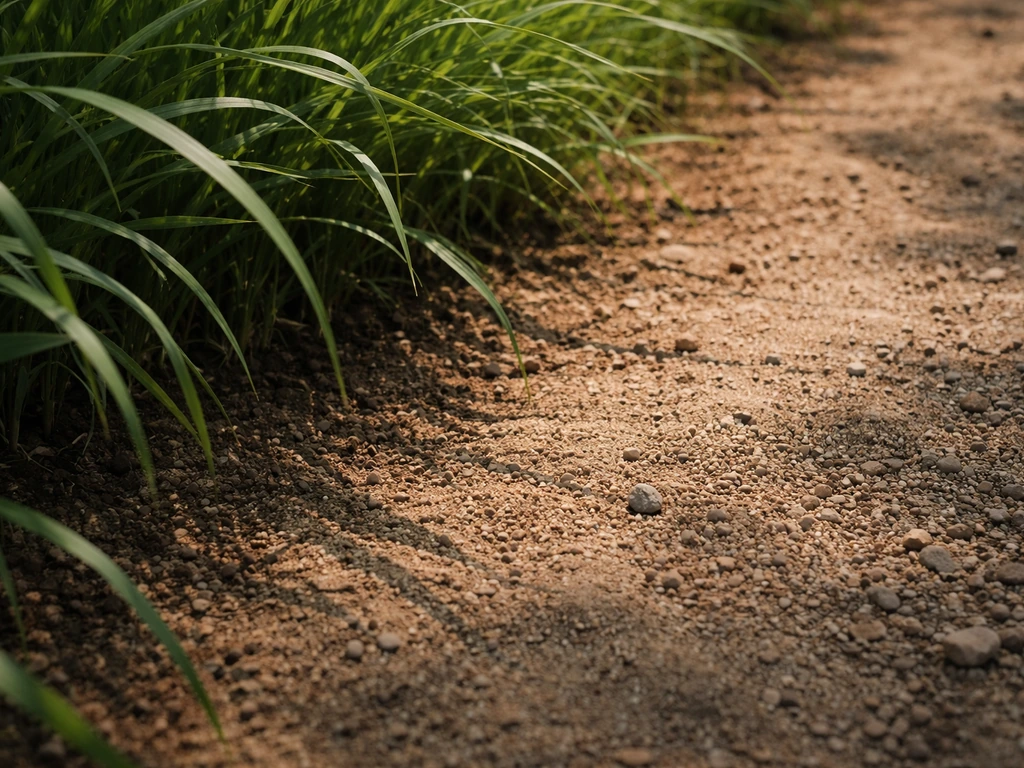 Grass canopy shading dark, cooler soil while nearby exposed soil appears brighter and hotter.