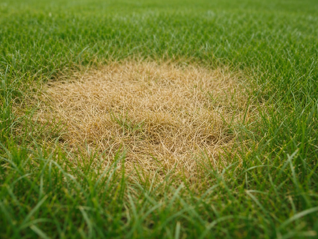 dorre plekken gras