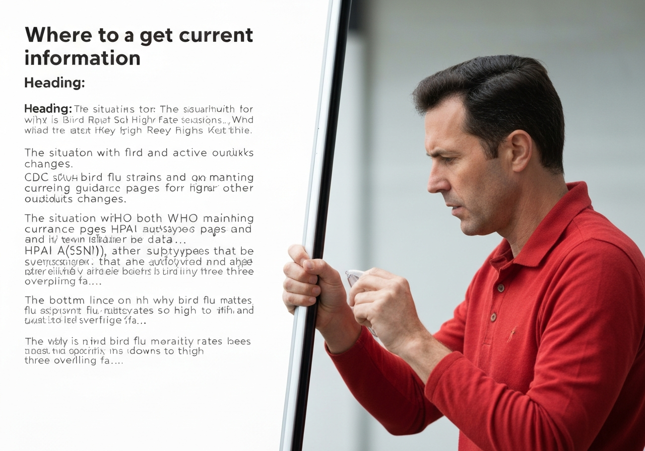 Illustration of where to get current information