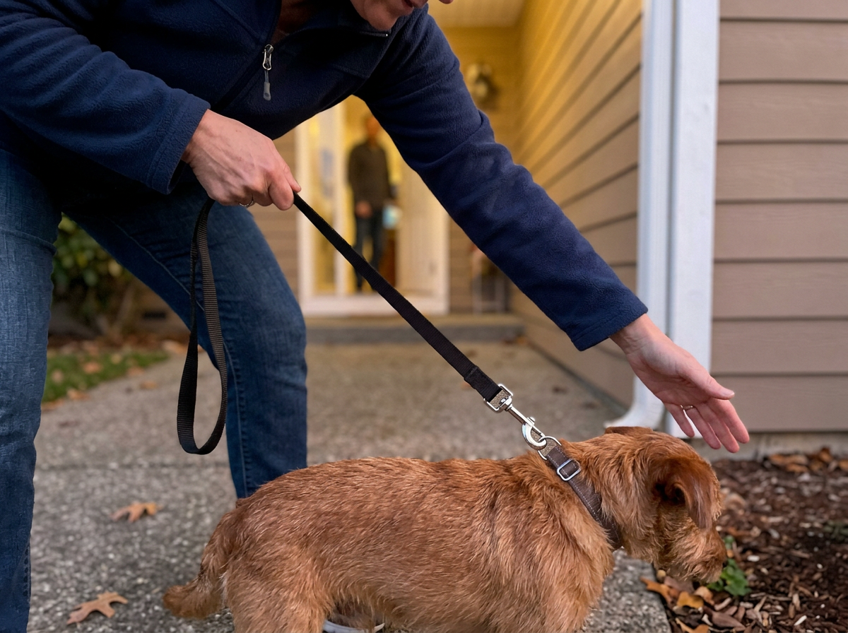 Dog with sudden lethargy and high fever signs at home (owner observing)