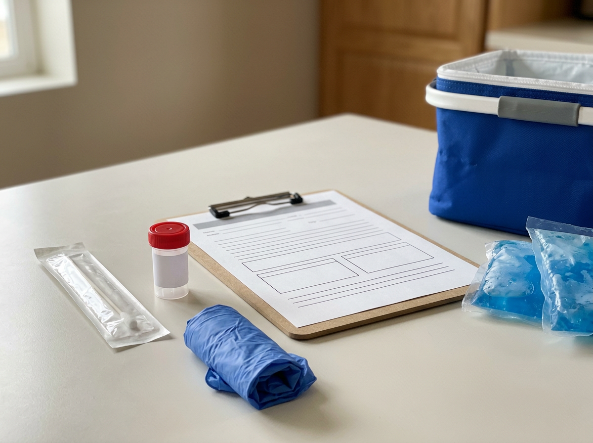 Barrier tape and closed coop entrance to stop bird movement during suspected bird flu.