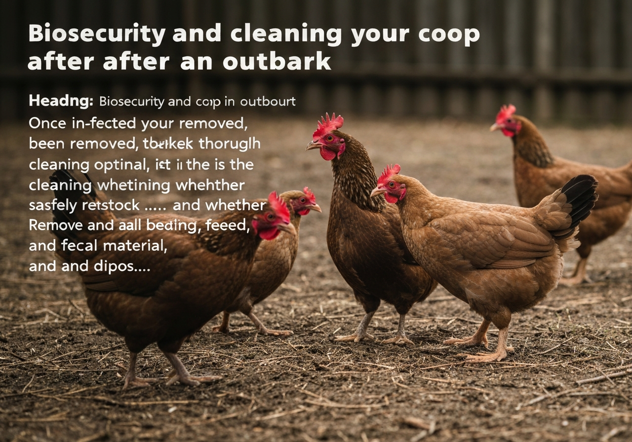 Transport crate and humane removal setup for managing infected birds.