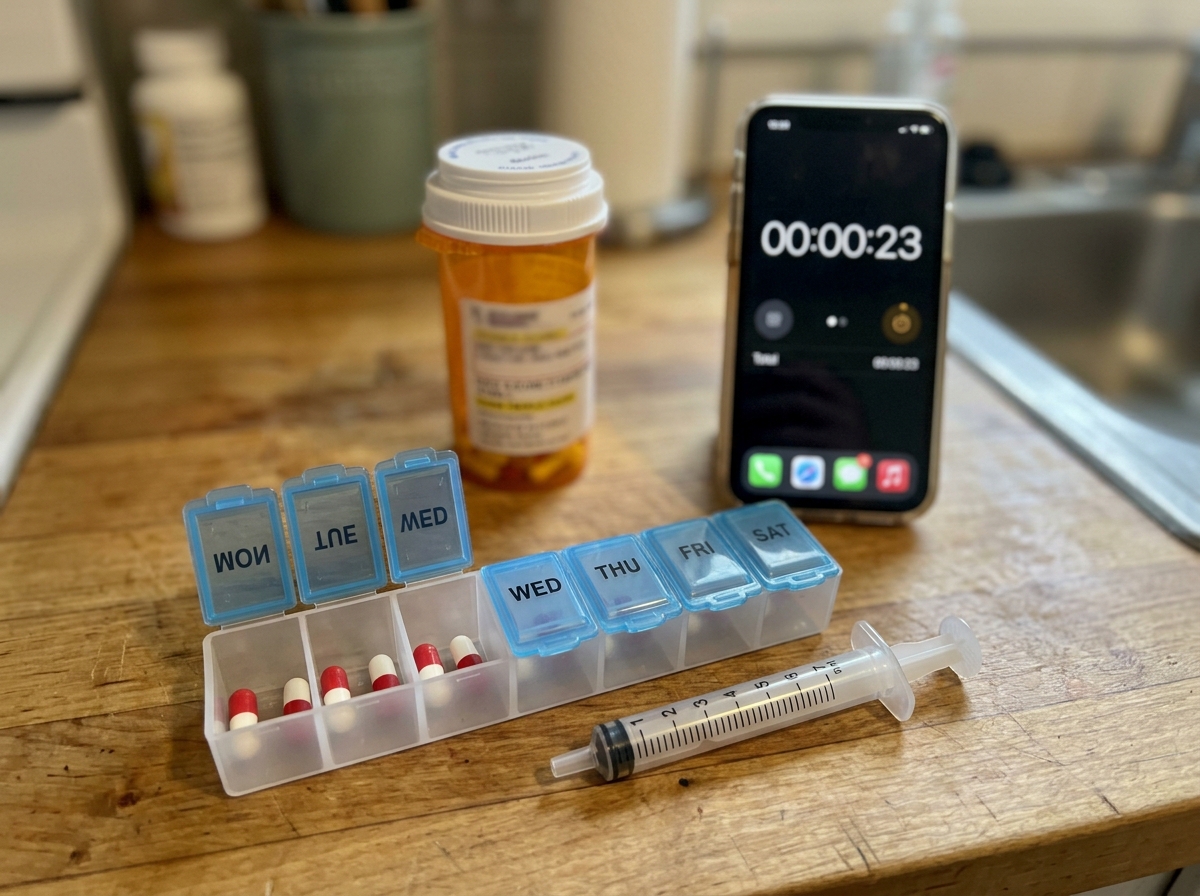 PPE setup—gloves, N95 respirator, goggles—for safer handling after bird exposure.