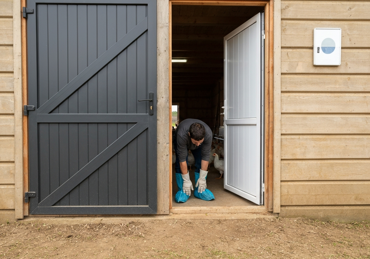 Illustration of what makes bird flu more or less lethal in a flock