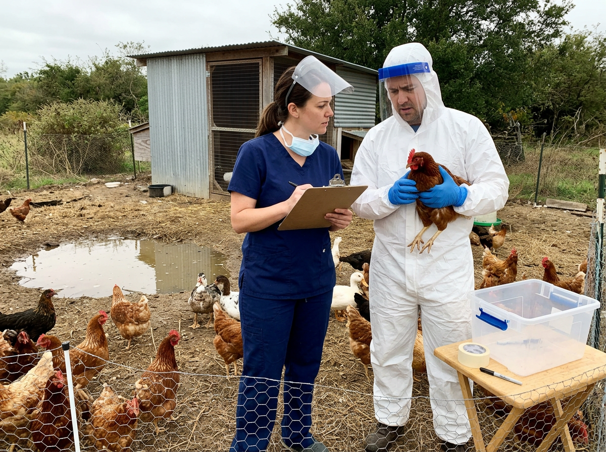 Illustration of for people with occupational or close animal contact