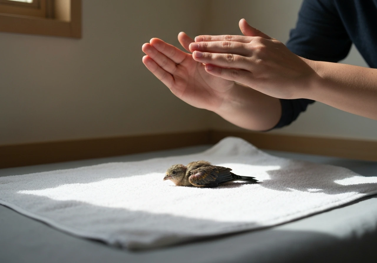 how to get bird out of glue trap