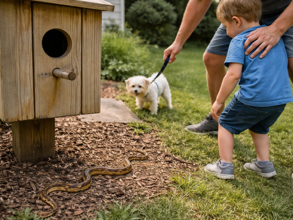 how to keep snakes from bird houses