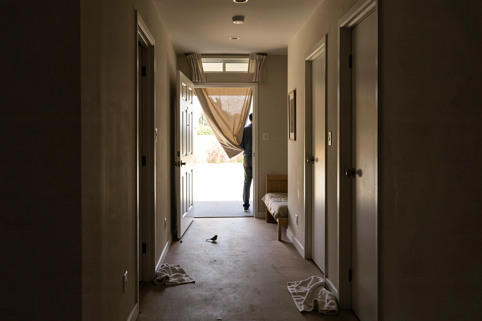 How to Get a Bird to Leave a Building Safely