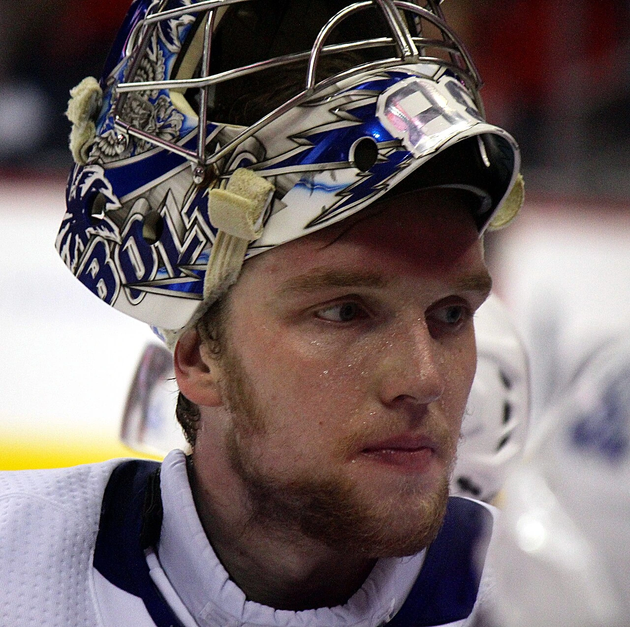 Andrei Vasilevskiy in hockey gear