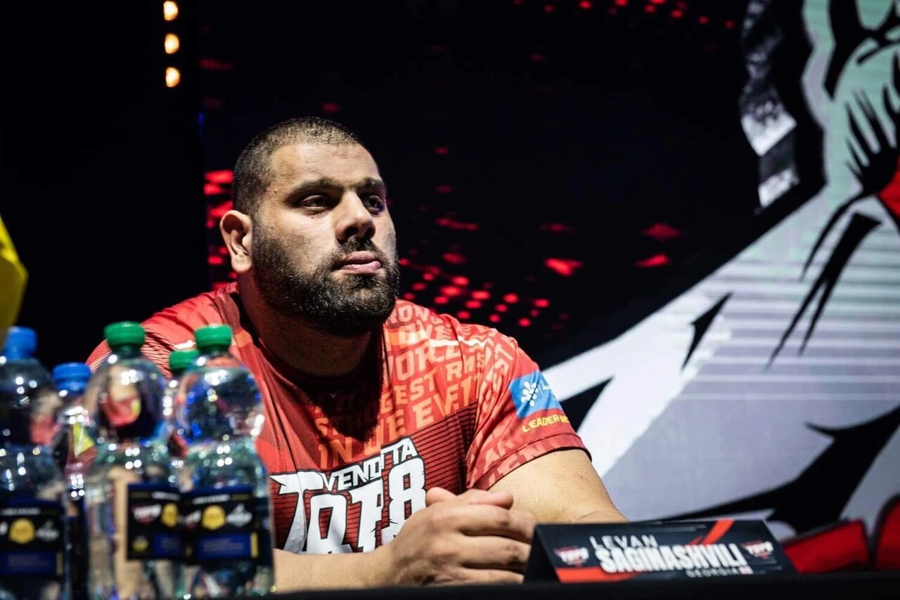 Levan Saginashvili at Vendetta TOP 8 in Rumia, Poland