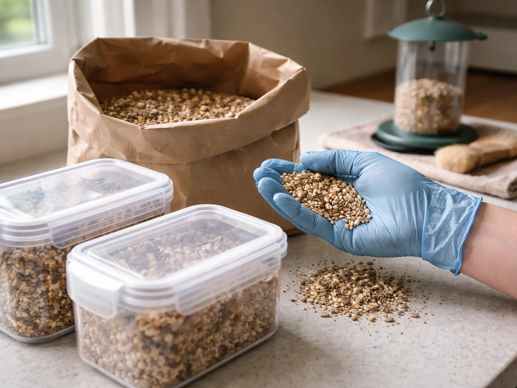 how to get rid of moths in bird seed