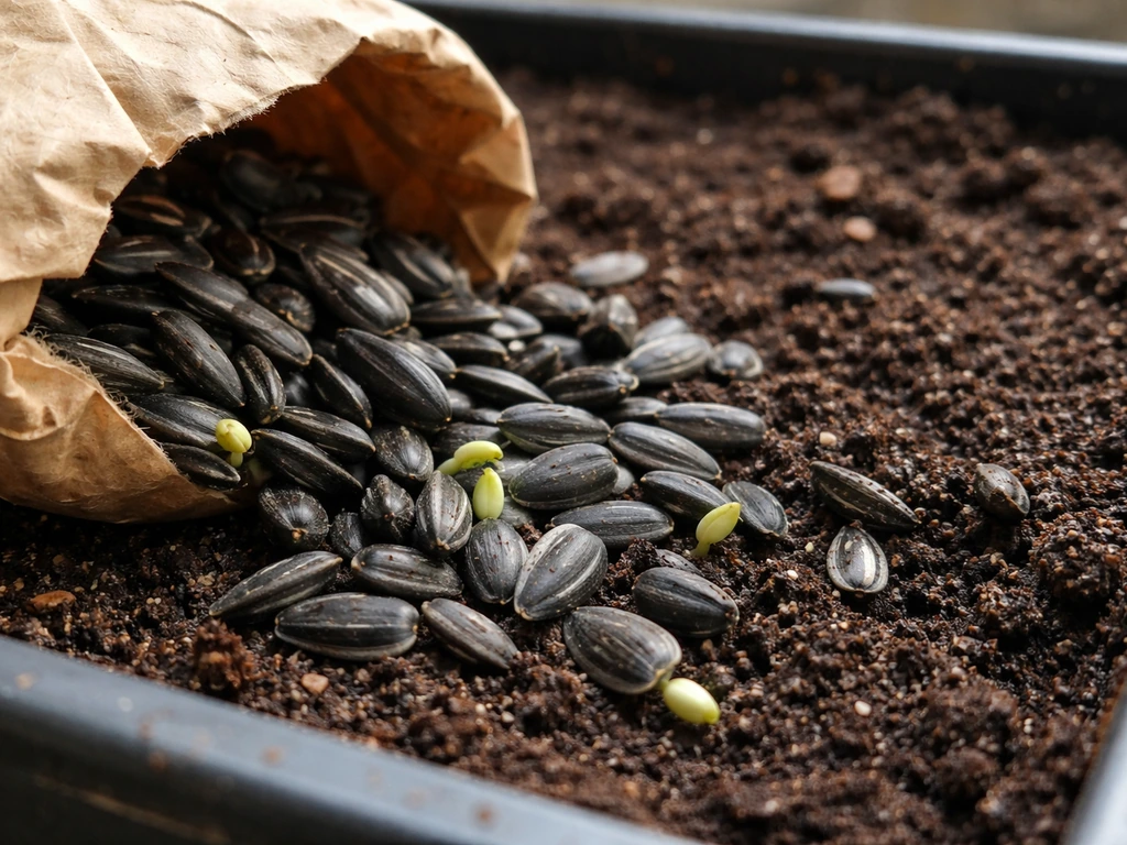 will sunflowers grow from bird seed