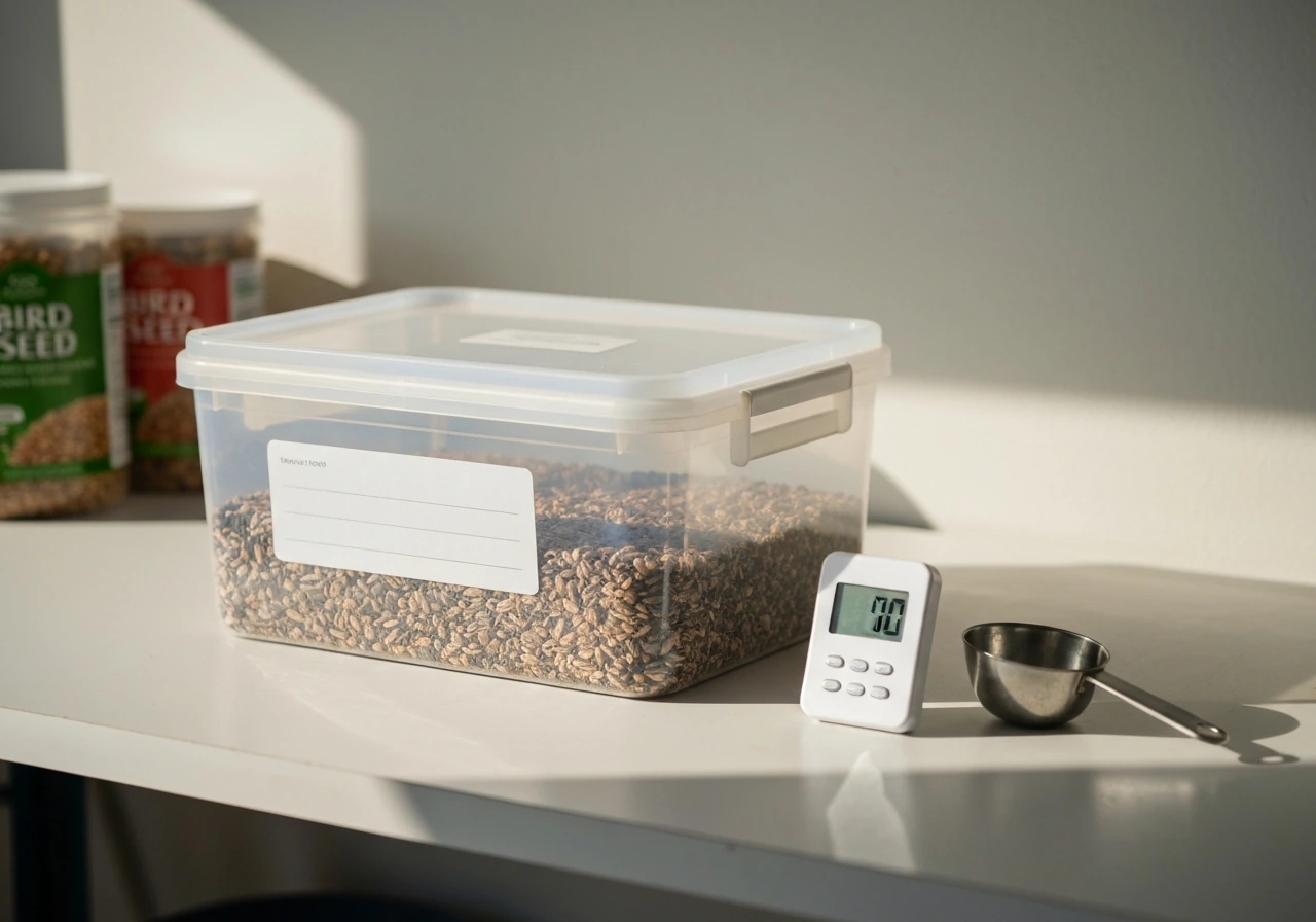 How to Store Bird Seed: Keep It Dry, Fresh, Pest-Free