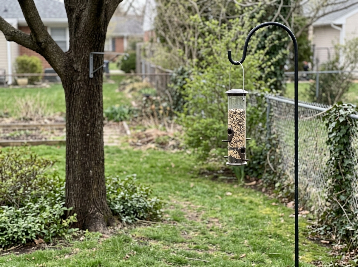 Improper vs proper feeder placement relative to climbing points