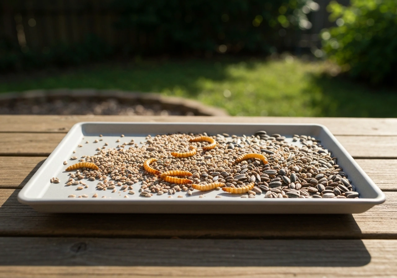 Can You Mix Mealworms With Bird Seed Safely?