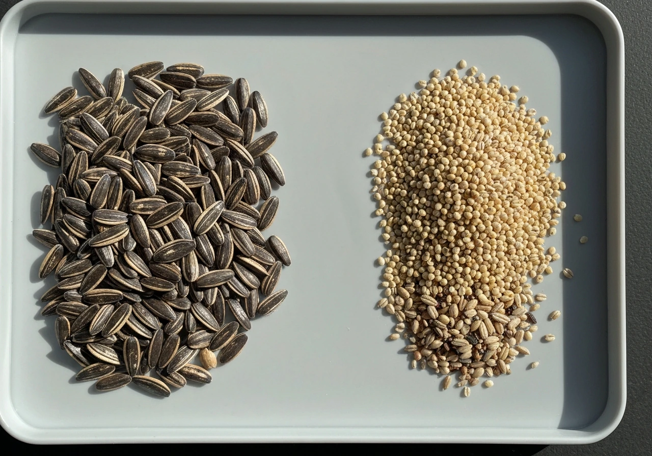 what are bird seeds made of