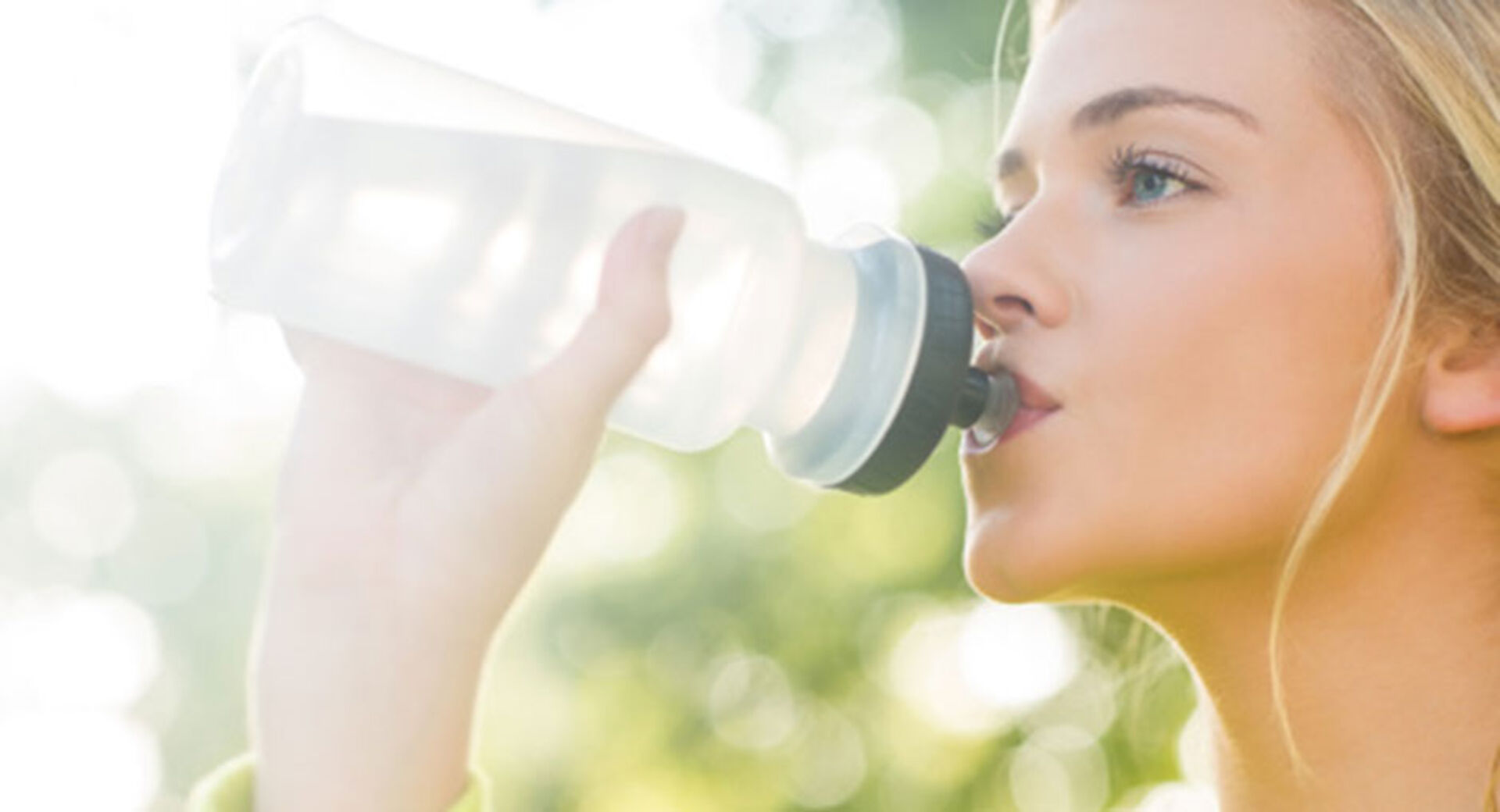 Wasser trinken Sport