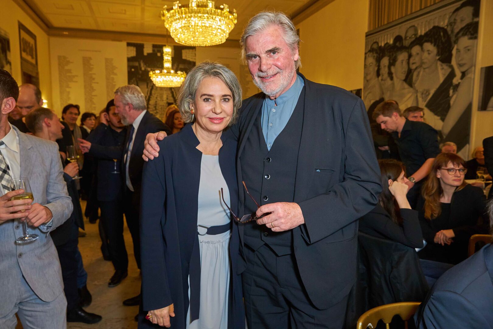 Peter Simonischek und seine Frau Brigitte Karner