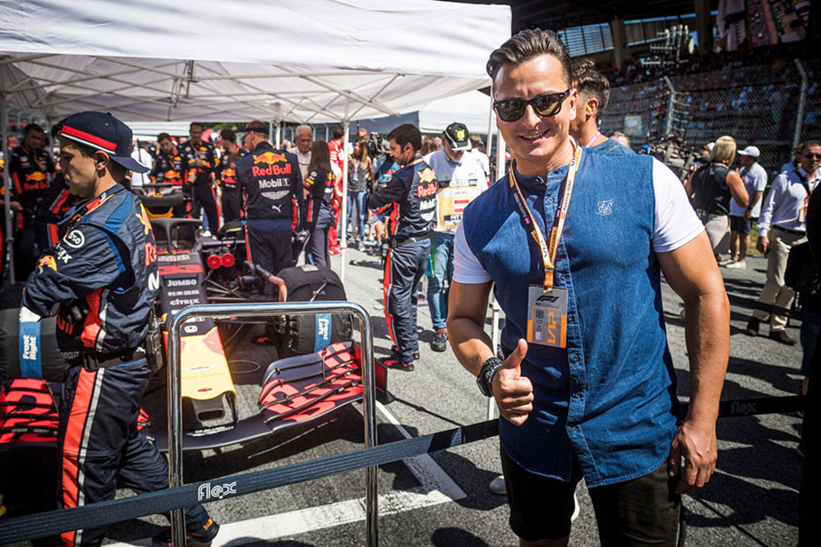 Andreas Gabalier beim Österreich-GP 2015